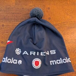 Maloja Navy Beanie with Pom